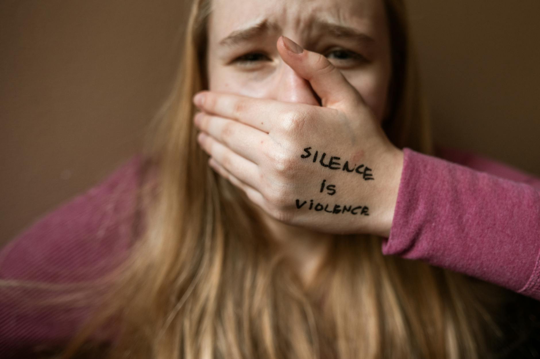 Powerful image highlighting the message 'Silence is Violence' to raise awareness on social issues. - relationship anxiety spring